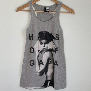 Lady Gaga 2010 H&M Haus Of Gaga Racerback Tank Top, Size 2, NWOT
